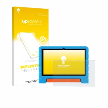 Vorderseite einer Produktverpackung mit dem Markenlogo upscreen. Daneben ist das Gerät ZIOVO Z138 10