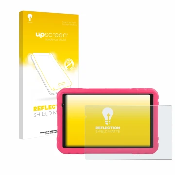 Vorderseite einer Produktverpackung mit dem Markenlogo upscreen. Daneben ist das Gerät Aocwei x500 mit dem zugehörigen Display