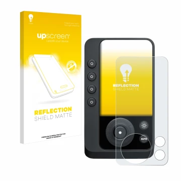 Vorderseite einer Produktverpackung mit dem Markenlogo upscreen. Daneben ist das Gerät Profoto Connect Pro mit dem zugehörigen