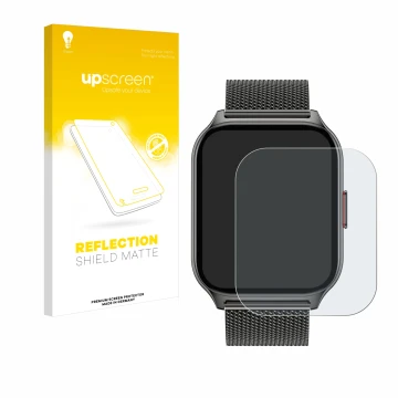 Vorderseite einer Produktverpackung mit dem Markenlogo upscreen. Daneben ist das Gerät Popglory P95 2