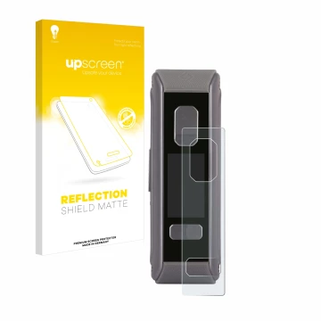 Vorderseite einer Produktverpackung mit dem Markenlogo upscreen. Daneben ist das Gerät GeekVape Aegis Max2 / Max100 mit dem zu