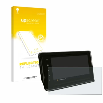 Vorderseite einer Produktverpackung mit dem Markenlogo upscreen. Daneben ist das Gerät Seat Ibiza FR 9.2