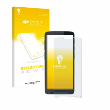 Vorderseite einer Produktverpackung mit dem Markenlogo upscreen. Daneben ist das Gerät Unitech EA660 mit dem zugehörigen Displ