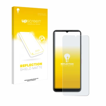 Vorderseite einer Produktverpackung mit dem Markenlogo upscreen. Daneben ist das Gerät Telekom T Phone 2 mit dem zugehörigen D