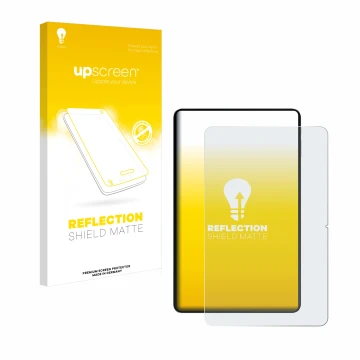 Vorderseite einer Produktverpackung mit dem Markenlogo upscreen. Daneben ist das Gerät Oukitel OT5S mit dem zugehörigen Displa