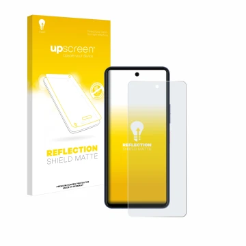 Vorderseite einer Produktverpackung mit dem Markenlogo upscreen. Daneben ist das Gerät Telekom T Phone 2 Pro mit dem zugehörig