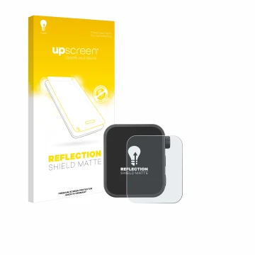 Vorderseite einer Produktverpackung mit dem Markenlogo upscreen. Daneben ist das Gerät Godox X3 mit dem zugehörigen Displaysch