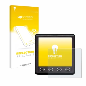 Vorderseite einer Produktverpackung mit dem Markenlogo upscreen. Daneben ist das Gerät Nasa Marine Instruments Clipper Duet Sy