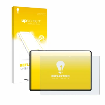 Vorderseite einer Produktverpackung mit dem Markenlogo upscreen. Daneben ist das Gerät Honor Pad X8a mit dem zugehörigen Displ