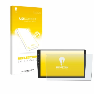 Vorderseite einer Produktverpackung mit dem Markenlogo upscreen. Daneben ist das Gerät Eonon ua12s plus-6g mit dem zugehörigen