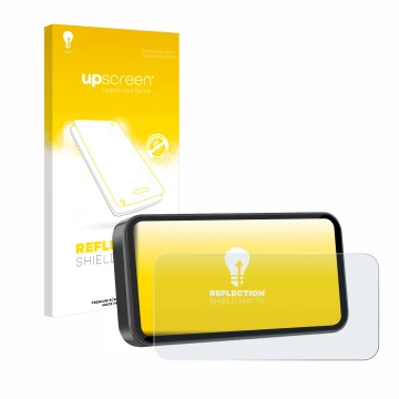 Vorderseite einer Produktverpackung mit dem Markenlogo upscreen. Daneben ist das Gerät Carpuride W603D 6.3