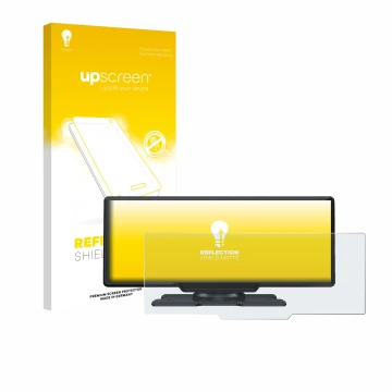 Vorderseite einer Produktverpackung mit dem Markenlogo upscreen. Daneben ist das Gerät Lamto 9.26