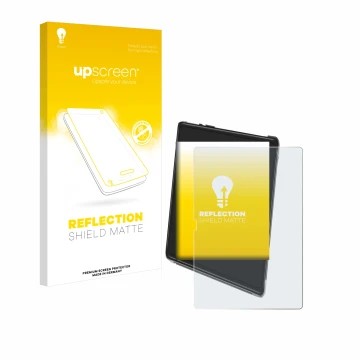 Vorderseite einer Produktverpackung mit dem Markenlogo upscreen. Daneben ist das Gerät Yestel T15 mit dem zugehörigen Displays