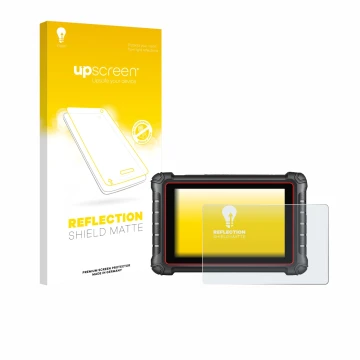 Vorderseite einer Produktverpackung mit dem Markenlogo upscreen. Daneben ist das Gerät Autel MK900BT mit dem zugehörigen Displ