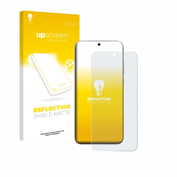 Vorderseite einer Produktverpackung mit dem Markenlogo upscreen. Daneben ist das Gerät Vivo X200 Pro mini mit dem zugehörigen 
