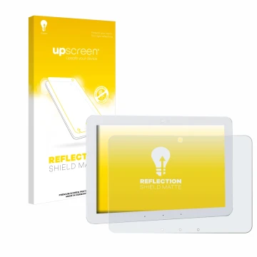 Vorderseite einer Produktverpackung mit dem Markenlogo upscreen. Daneben ist das Gerät Amazon Echo Hub 8