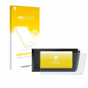 Vorderseite einer Produktverpackung mit dem Markenlogo upscreen. Daneben ist das Gerät Bosch Purion 400 mit dem zugehörigen Di