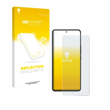 Vorderseite einer Produktverpackung mit dem Markenlogo upscreen. Daneben ist das Gerät ASUS ROG Phone 8 Pro Edition mit dem zu