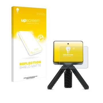 Vorderseite einer Produktverpackung mit dem Markenlogo upscreen. Daneben ist das Gerät Garmin Approach R10 mit dem zugehörigen