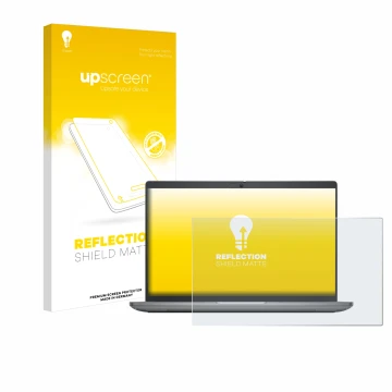 Vorderseite einer Produktverpackung mit dem Markenlogo upscreen. Daneben ist das Gerät Dell Latitude 5450 Laptop 14