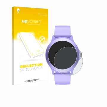 Vorderseite einer Produktverpackung mit dem Markenlogo upscreen. Daneben ist das Gerät SPC Smartee Duo Vivo 1.27