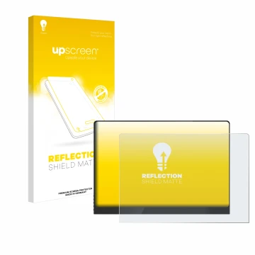 Vorderseite einer Produktverpackung mit dem Markenlogo upscreen. Daneben ist das Gerät Uperfect UColor O2 16