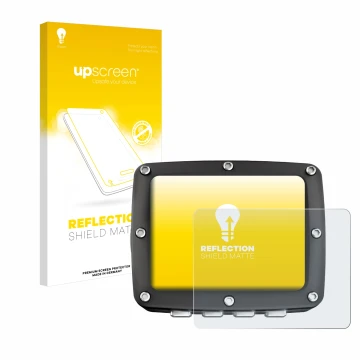 Vorderseite einer Produktverpackung mit dem Markenlogo upscreen. Daneben ist das Gerät Ratio iX3M 2 Pro mit dem zugehörigen Di