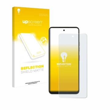 Vorderseite einer Produktverpackung mit dem Markenlogo upscreen. Daneben ist das Gerät Nubia Music Pop mit dem zugehörigen Dis