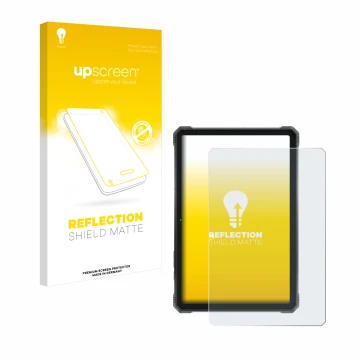 Vorderseite einer Produktverpackung mit dem Markenlogo upscreen. Daneben ist das Gerät Hotwav R9 Pro mit dem zugehörigen Displ