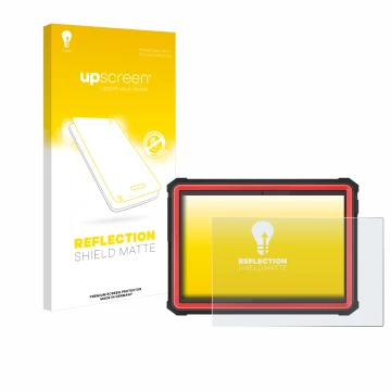 Vorderseite einer Produktverpackung mit dem Markenlogo upscreen. Daneben ist das Gerät Launch X-431 PRO3S+ Elite mit dem zugeh