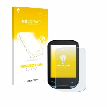 Vorderseite einer Produktverpackung mit dem Markenlogo upscreen. Daneben ist das Gerät Geoid CC600 2.4