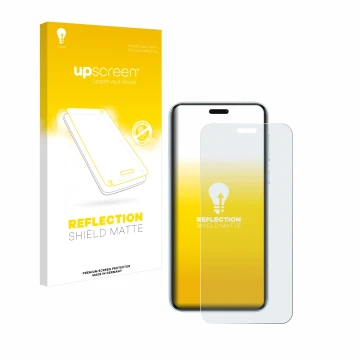 Vorderseite einer Produktverpackung mit dem Markenlogo upscreen. Daneben ist das Gerät Honor Magic 7 RSR mit dem zugehörigen D