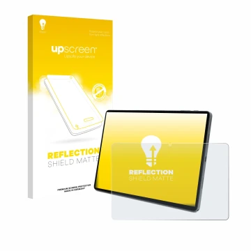 Vorderseite einer Produktverpackung mit dem Markenlogo upscreen. Daneben ist das Gerät Terra Pad 1007 10.95