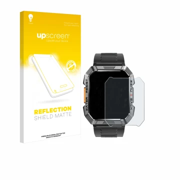 Vorderseite einer Produktverpackung mit dem Markenlogo upscreen. Daneben ist das Gerät Iowodo W60 2