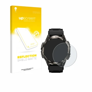 Vorderseite einer Produktverpackung mit dem Markenlogo upscreen. Daneben ist das Gerät Kospet Tank T3 Ultra 2 mit dem zugehöri