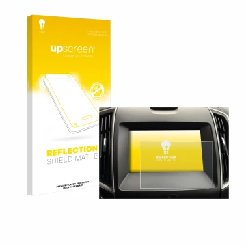 Vorderseite einer Produktverpackung mit dem Markenlogo upscreen. Daneben ist das Gerät Ford Galaxy Infotainment Sync 3 (2019) 