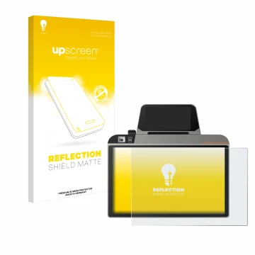 Vorderseite einer Produktverpackung mit dem Markenlogo upscreen. Daneben ist das Gerät Sunmi D3 Mini mit dem zugehörigen Displ
