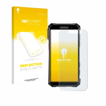 Vorderseite einer Produktverpackung mit dem Markenlogo upscreen. Daneben ist das Gerät Soyes S10 Max mit dem zugehörigen Displ