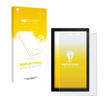 Vorderseite einer Produktverpackung mit dem Markenlogo upscreen. Daneben ist das Gerät SONOFF NSPanel Pro 120 mit dem zugehöri