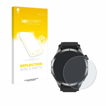 Vorderseite einer Produktverpackung mit dem Markenlogo upscreen. Daneben ist das Gerät Knauermann Pro 3 Fan Edition 2025 (rund