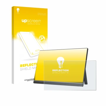 Vorderseite einer Produktverpackung mit dem Markenlogo upscreen. Daneben ist das Gerät Arzopa Z1RC 16