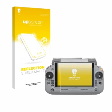 Vorderseite einer Produktverpackung mit dem Markenlogo upscreen. Daneben ist das Gerät DJI RC Plus 2 mit dem zugehörigen Displ