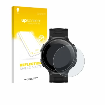 Vorderseite einer Produktverpackung mit dem Markenlogo upscreen. Daneben ist das Gerät Kiprun GPS 500 Coros mit dem zugehörige