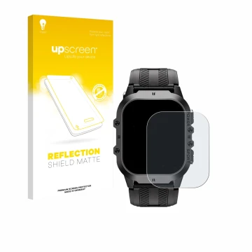 Vorderseite einer Produktverpackung mit dem Markenlogo upscreen. Daneben ist das Gerät Oukitel BT20 1.96