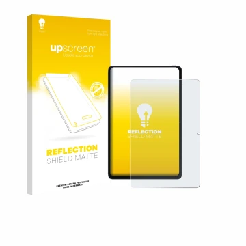 Vorderseite einer Produktverpackung mit dem Markenlogo upscreen. Daneben ist das Gerät Xiaomi POCO Pad 12.1