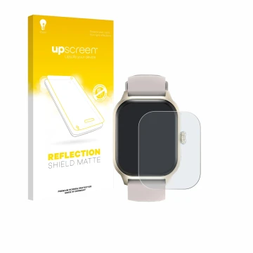 Vorderseite einer Produktverpackung mit dem Markenlogo upscreen. Daneben ist das Gerät LAOYABB QS07 2.01