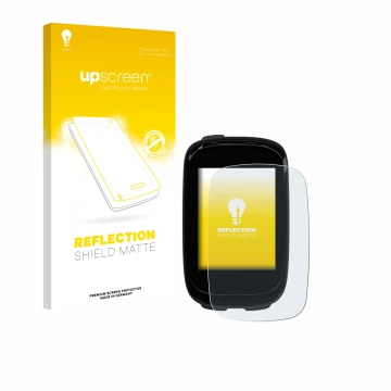 Vorderseite einer Produktverpackung mit dem Markenlogo upscreen. Daneben ist das Gerät Decathlon Van Rysel GPS 500 mit dem zug