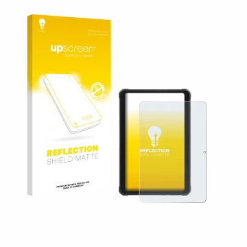 Vorderseite einer Produktverpackung mit dem Markenlogo upscreen. Daneben ist das Gerät Hotwav R10 Pro mit dem zugehörigen Disp