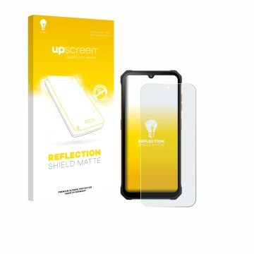 Vorderseite einer Produktverpackung mit dem Markenlogo upscreen. Daneben ist das Gerät Hammer Iron Va mit dem zugehörigen Disp