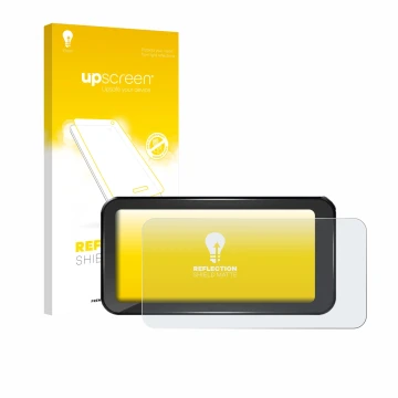 Vorderseite einer Produktverpackung mit dem Markenlogo upscreen. Daneben ist das Gerät Aoocci C6 Pro 6.25